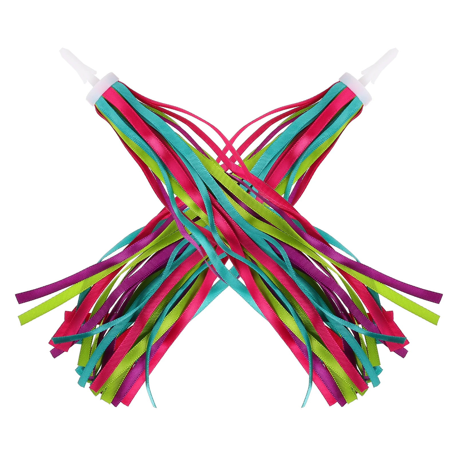 زوج واحد من أشرطة مقود الدراجة للأطفال الملونة اللامعة لملحقات حامل الدراجات ثلاثية العجلات #3