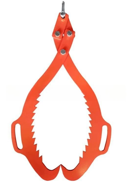 30 Inch Timber Grabbing Tongs Anti Slip Claw Hook Heavy Log Lifting Clamp