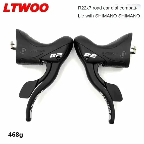 LTWOO R2 2x7 transmisión de bicicleta SMN A070 2X7 transmisión delantera y trasera palanca de cambios de bicicleta de carretera palanca de cambios de freno de 2x7 velocidades