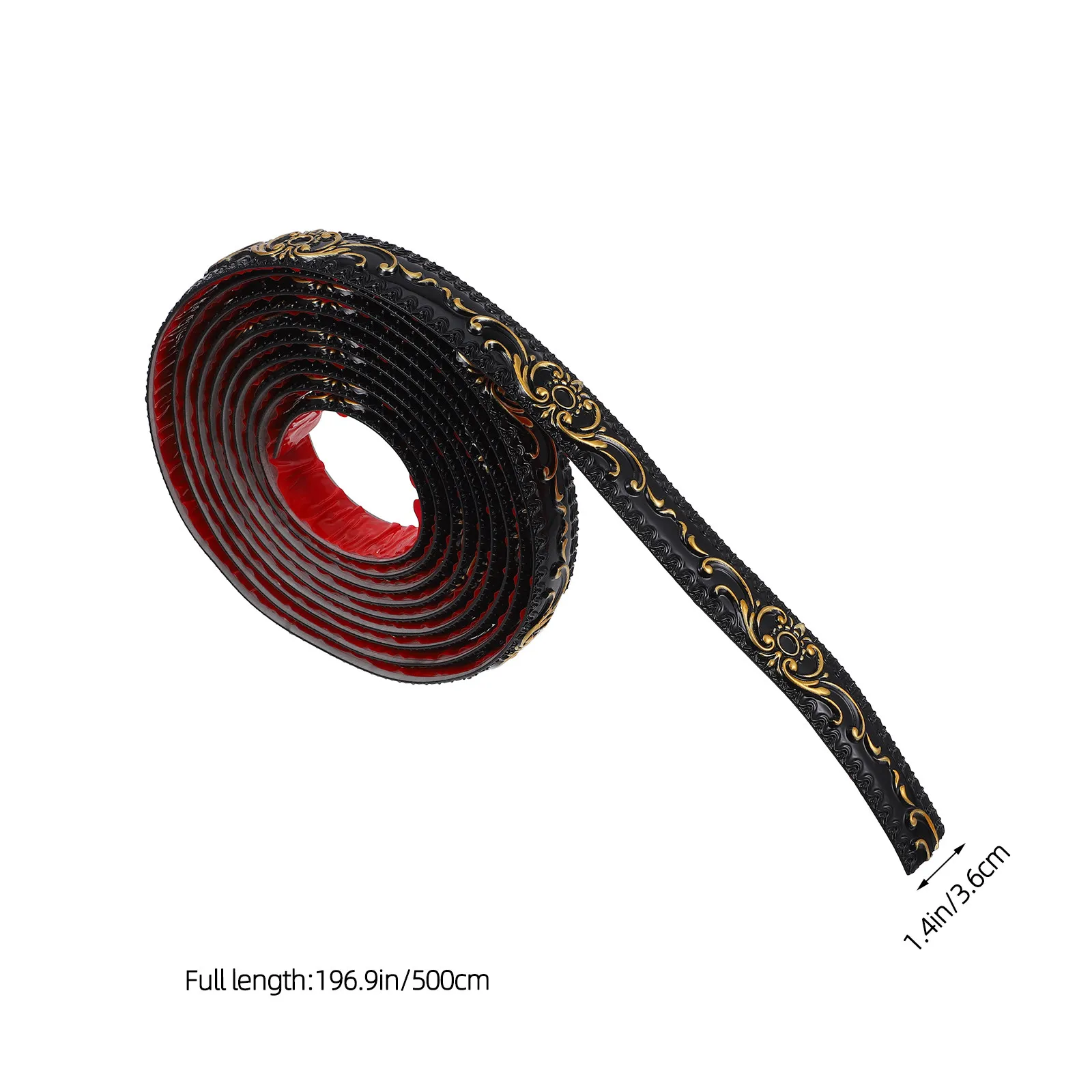 Flexible Self Adhesive Wall Edging Strip PVC Trim for Corner Ceiling Edge Peel and Stick Decorative Border Molding for Walls