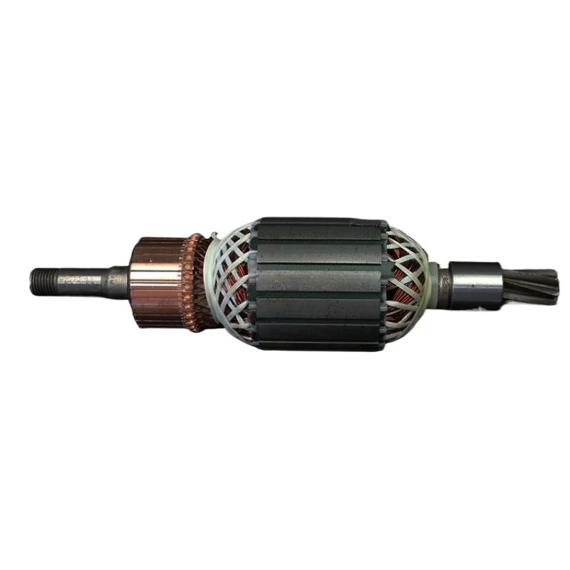 7 Teeth 115A Electric Demolition Hammer Rotor, Copper Armature Motor Spare Parts for 95/100/125A Hammer