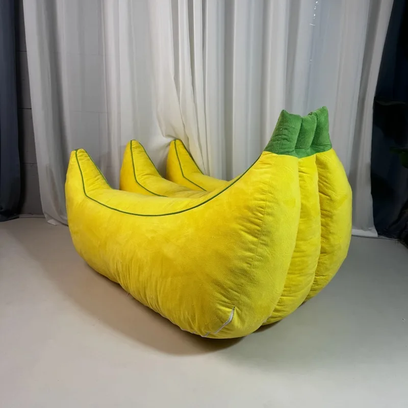 Banana sofa, broken sponge chair sofa, living room bedroom study leisure chair