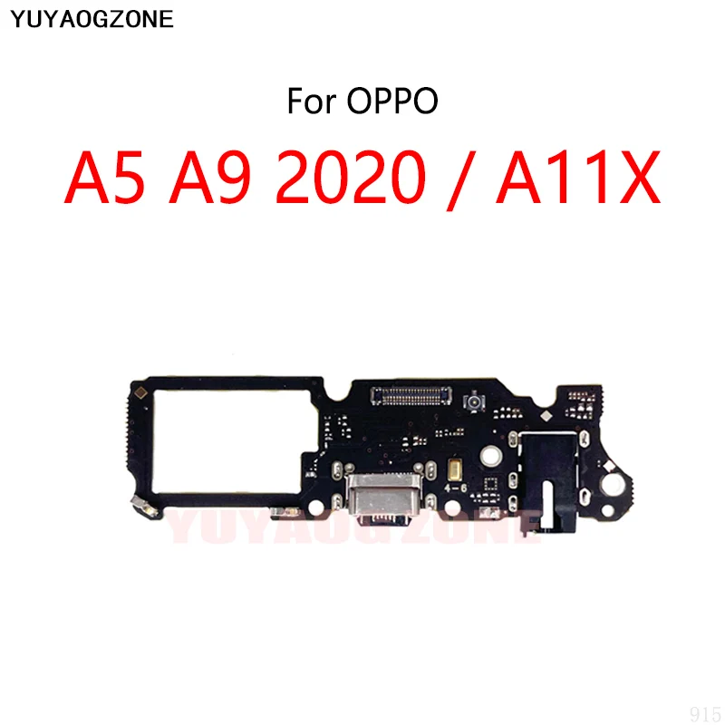 USB Charge Dock Port Socket Plug Connector Flex Cable For OPPO A11X / A5 A9 2020 Charging Board Module