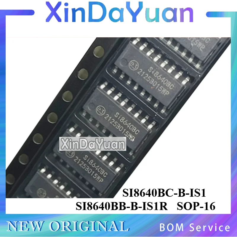 5 pcs SI8640BC-B-IS1   SI8640BB-B-IS1R SOP-16  Isolator Chip