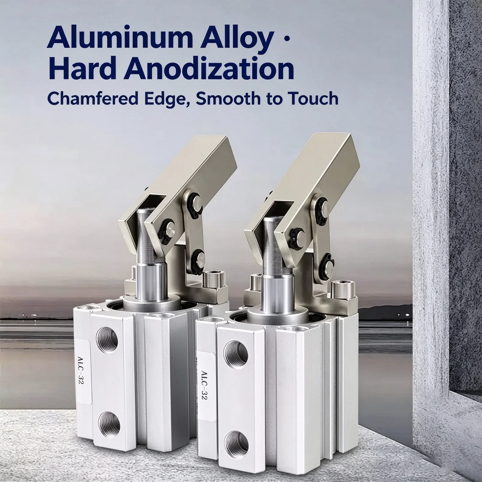 ALC Series Pneumatic Lever Clamping Cylinder Rocker Arm Compression Mould Actuated by Air Pressure for Industrial Use
