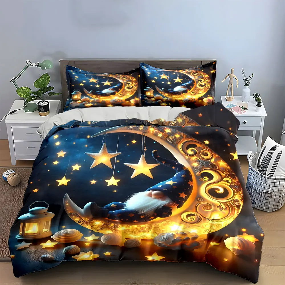 Fairy Tale Decorative Set Bedding Set with 1 Duvet Cover 2 Pillowcases Single Double King Queen, Gift