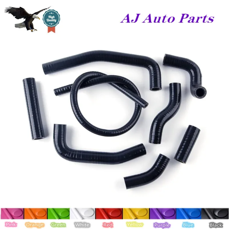 

For Kawasaki KX500 1988-2004 Silicone Radiator Hose Coolant Pipe Kit（3 -PLY Hose ）