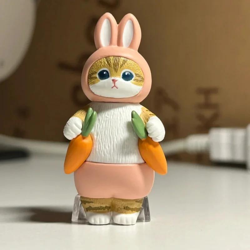 Caja misteriosa ciega Original Maofusandi Nyanpants lindo gato Kawaii gatito Cosplay conejo oso zorro Koala figuras Pand rojas