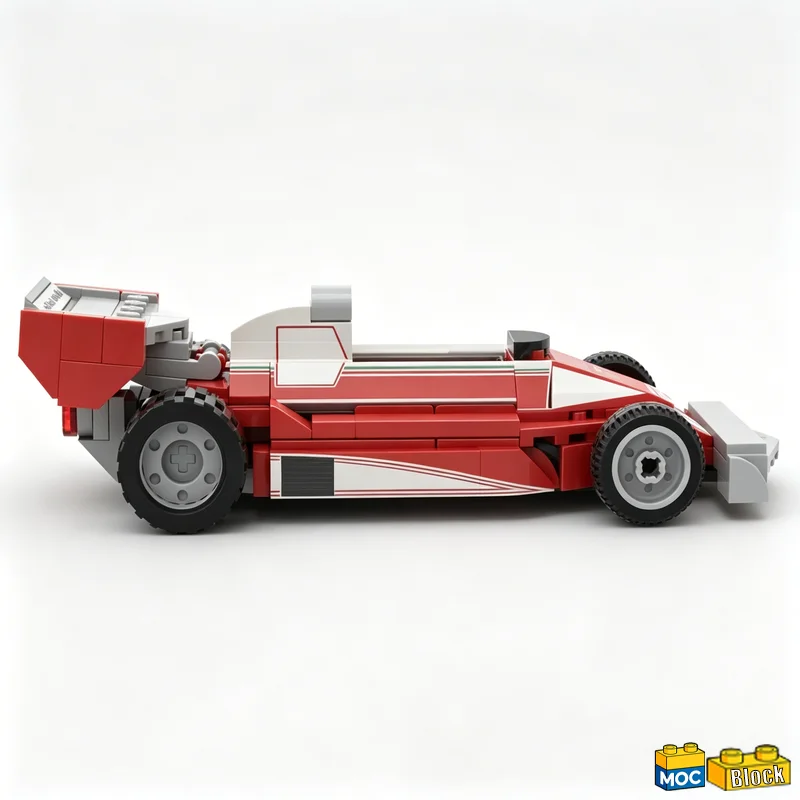 154PCS F1 312T2 Racing Car Model Customize Building Blocks Educational Assembly Vehicle Toy Boys And Collectors Birthday Gifts