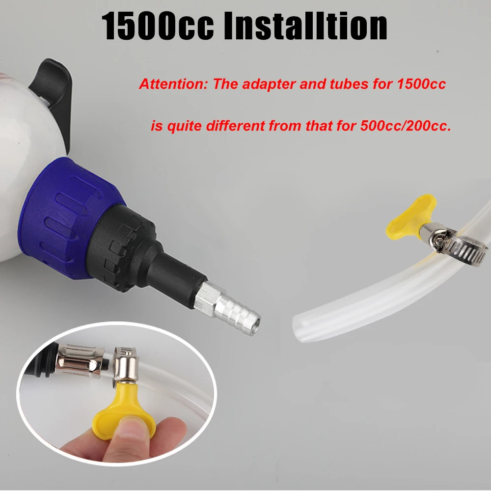 Car Supplies 200cc 500cc 1500cc Suction Vacuum Manual Car Oil Fluid Extractor Brake Liquid Fuel Transfer Filling Syringe