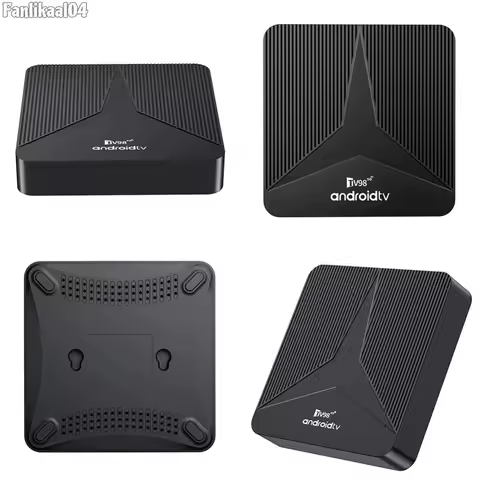 Android 14 TV Box Wifi6 BT5.0 Media Player 4K Android Box with Remote