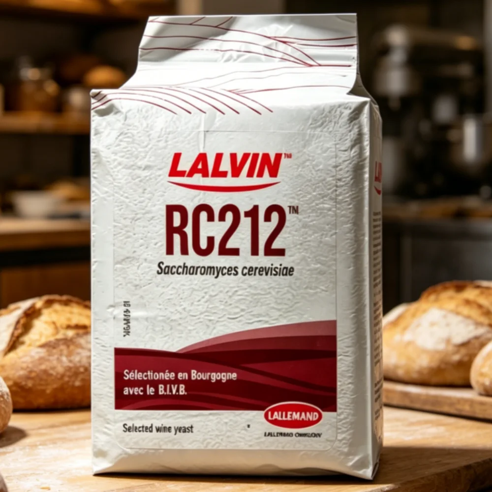 

5g*5 Airtight Aluminum Bag Packed Yeast, Lalvin BOURGOVIN RC212 with ICV-D47 BM4X4 71B, Ideal for red, white and rose grape ferm
