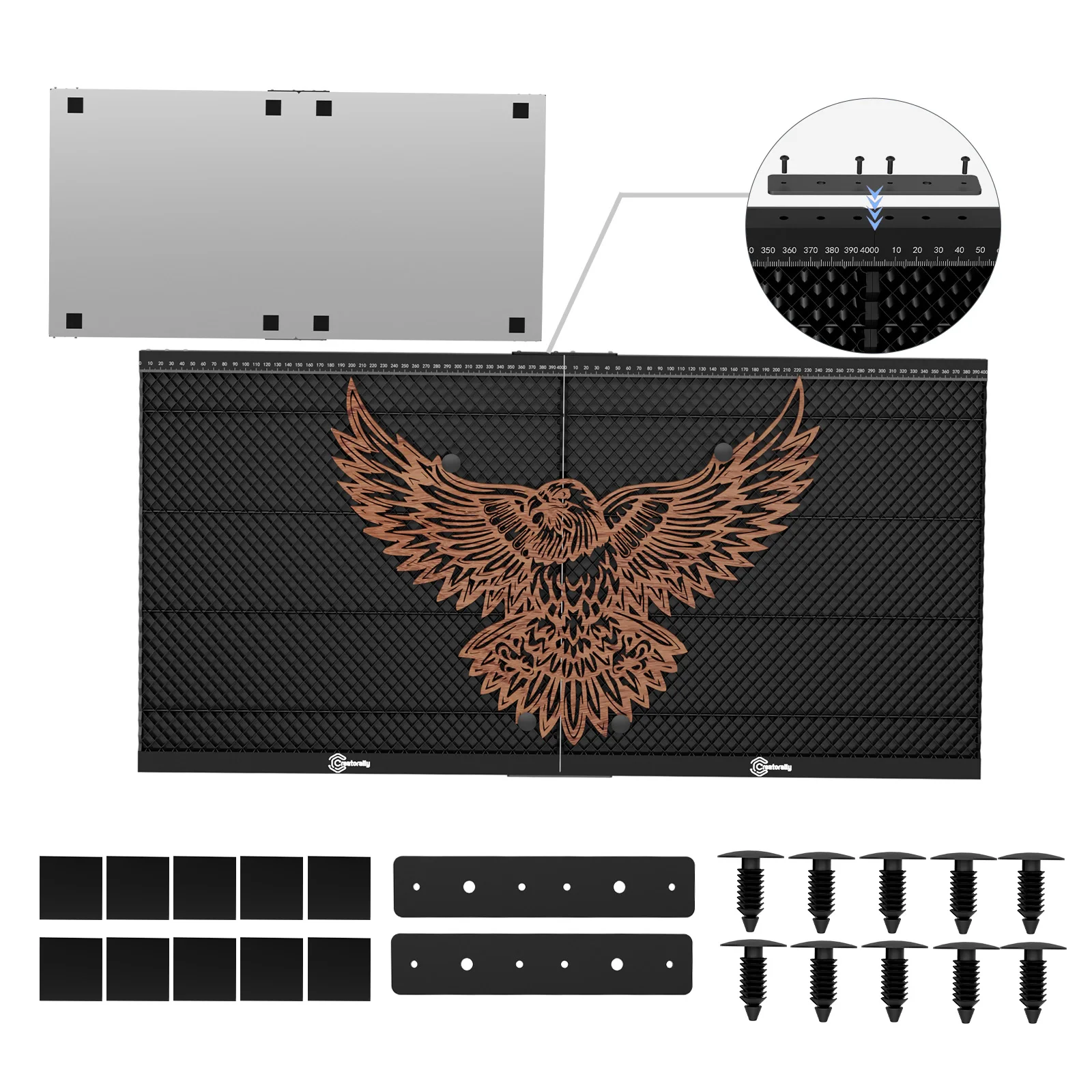 Pannello a nido d'ape con foro creativo personalizzato da 400 * 800 * 22 mm 7,5 mm