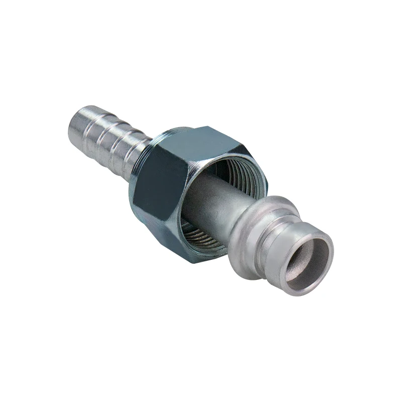 

# 8 10 мм колючий фитинг переменного тока, прямое уплотнительное кольцо, внутренняя резьба M22 x 1,5 для кондиционера, уменьшенный барьерный шланг 1/2