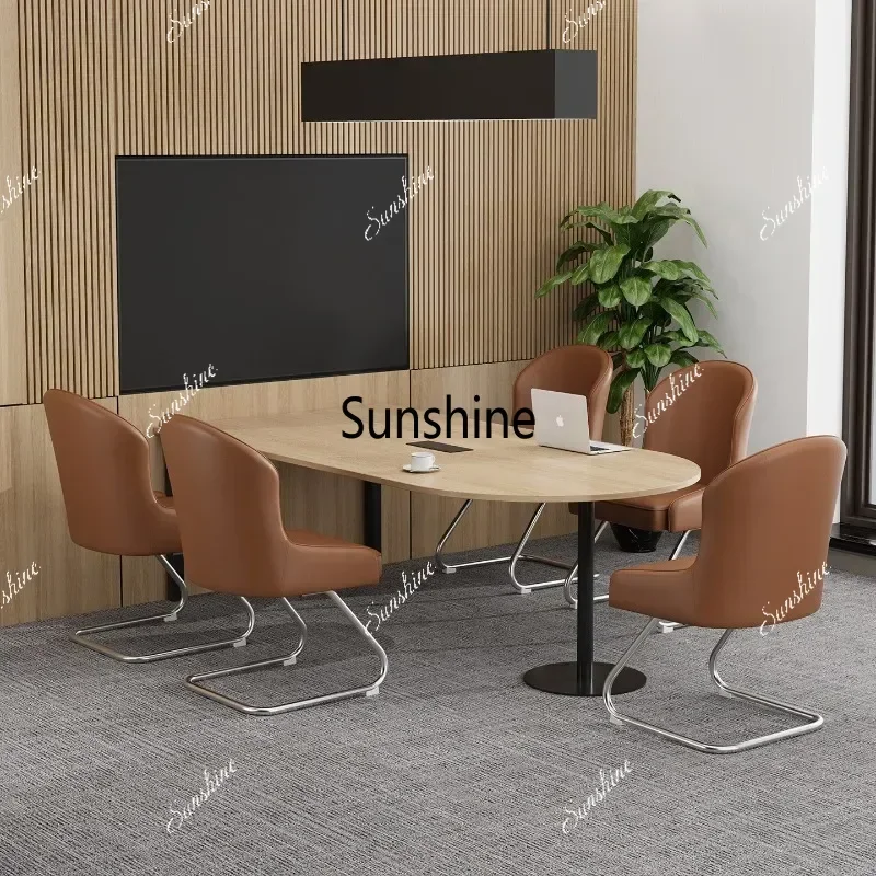Swivel  Office Chair Orange Modern Wheels Oversized Computer Chair Relaxing Comfortable Silla Oficina Office FurnitureTJ