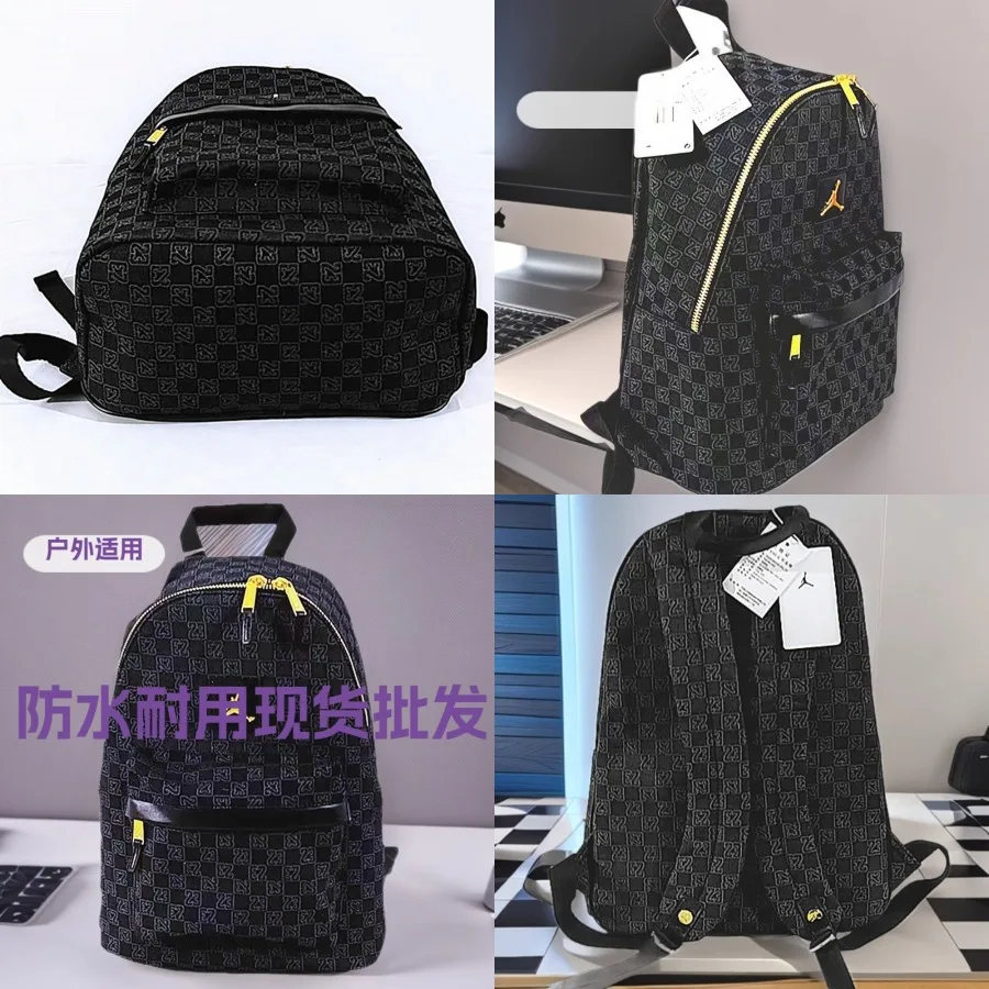 

【Новый стиль】В наличии новый повседневный рюкзак AJ Checkerboard для мужчин и женщин, городской рюкзак для ноутбука, рюкзак для студентов.