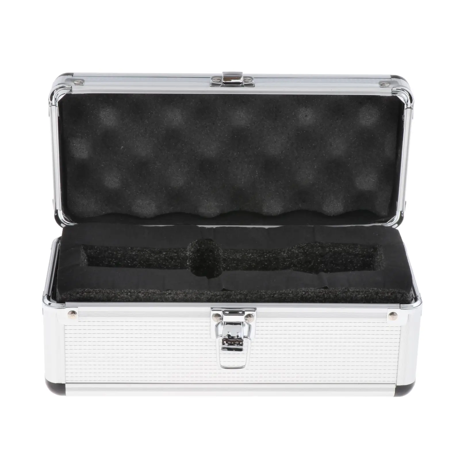 Portable Microphone Carrying Case Mic System Foam Case Toolbox Instrument Box Suitcase Compartment for Microphone