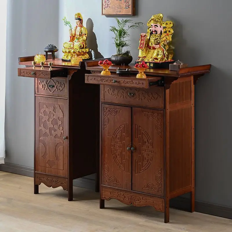 DSA Offering Table Guanyin Guan Gong Offering Cabinet Household Offering Immortal Table God of Wealth Cave Cabinet Ancestral