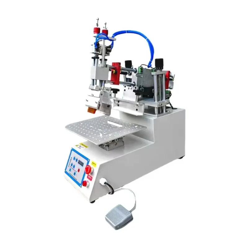 Semiautomatic Desktop Screen Printing Machine Mouse Pad LoGo Small Diagonal Screen Printing Machine Flat Diagonal Screen Printer