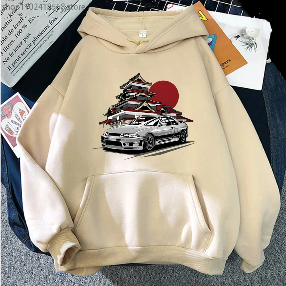 Fujiwara Tofu Shop Initial D Hoodie Men Anime Graphic Round Collar Costume Wimter Japanese Style Anime Clothes Top Streetwear