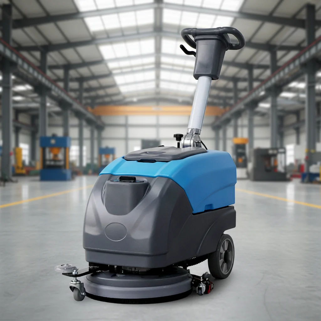 

30L 880W Commercial Walk-Behind Floor Scrubber Machine