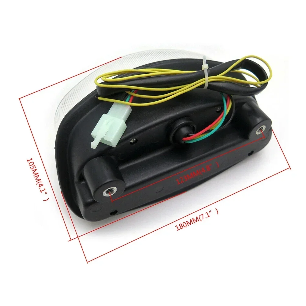 Smoke Motorcycle LED Tail Brake Light Turn Signals for 1997-1998 Honda CBR1100XX HORNET 250 600