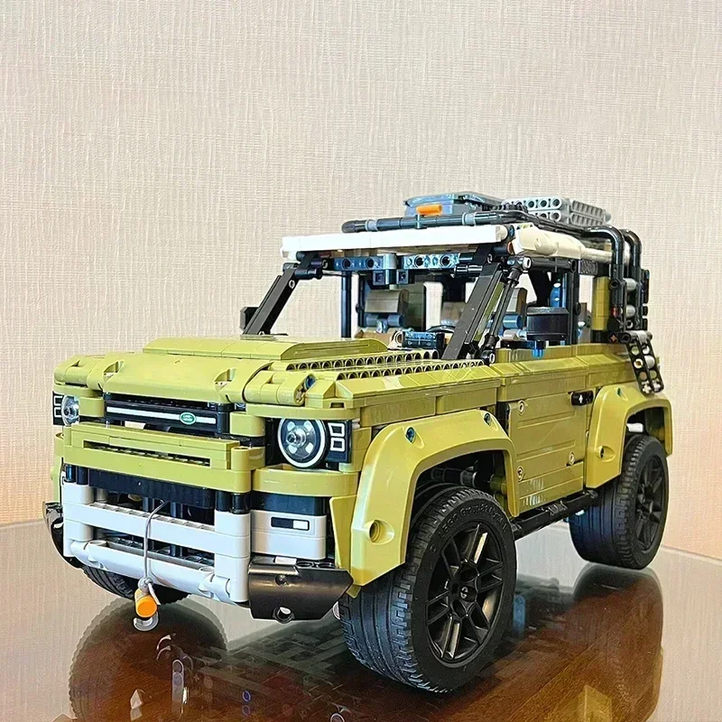 2573pcs Famous Car Blocks Land Supercar Rover Off-Road Defender Vehicle Model 42110 Building Blocks Bricks Toys Kids Adults Gift