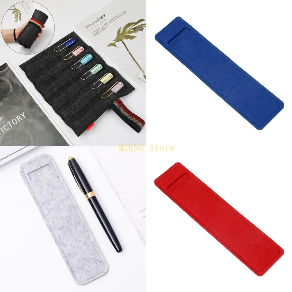 Felt Pencil Cover Single Hole Easy to Insert Remove for Women Men Adult best sale