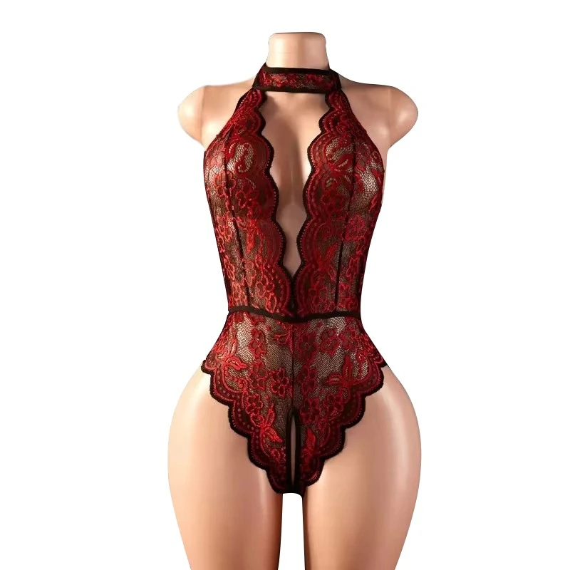Hot Sexy Lace Exotic Bodysuit Open Cross Sexy Lingerie Sets for Women Adult Temptation Underwear Sex Pajamas Porn Exotic Teddies
