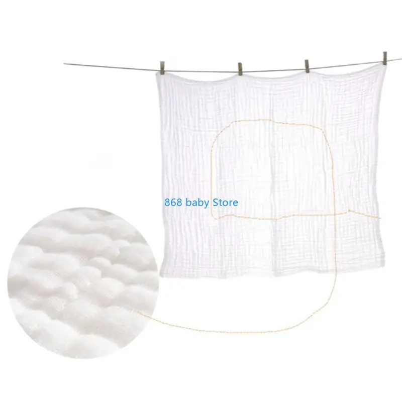 

29EE Reusable Baby Muslin Blanket Infant Newborn Soft Breathable Gauze Bedding Bath Towel Shower Gifts