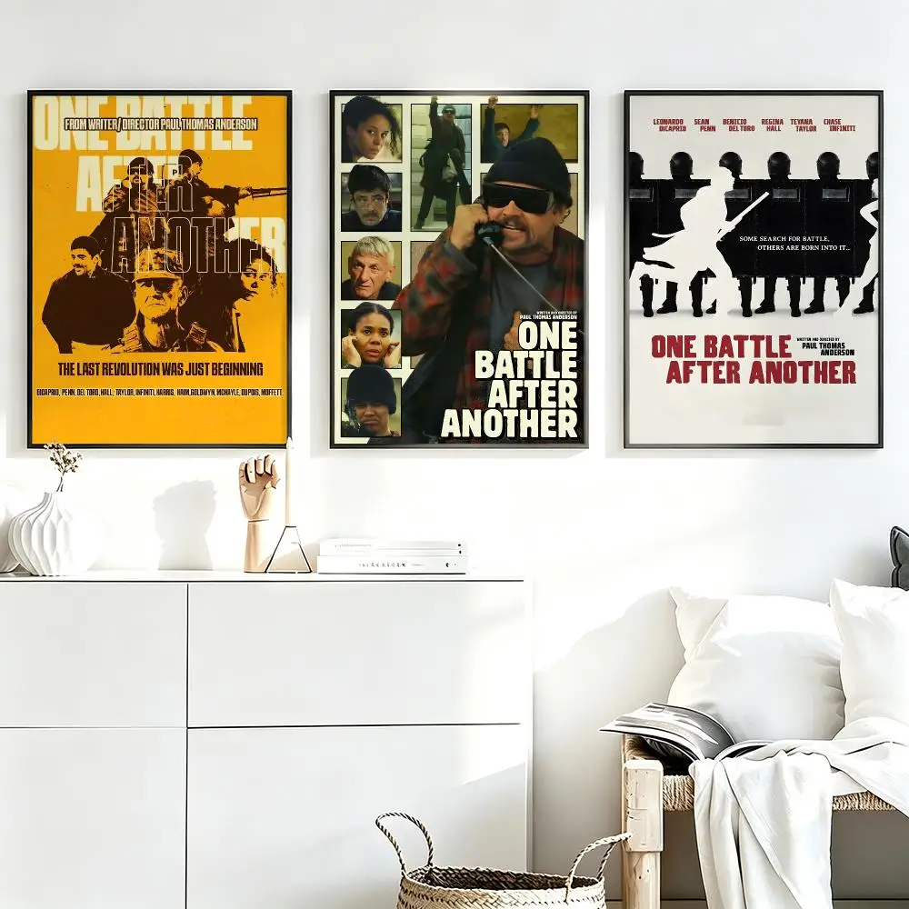 Aesthetic Wall Art Poster Trendy movie One Battle After Another Poster for Bedroom Dorm Room Home Decor Large Wall Picture Print