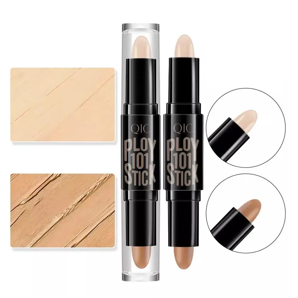 Double Head Highlighters Face Contouring Bronzers Concealer Concealer 3D Lighters Makeup Corrector Contour High Stick Pen J6T5