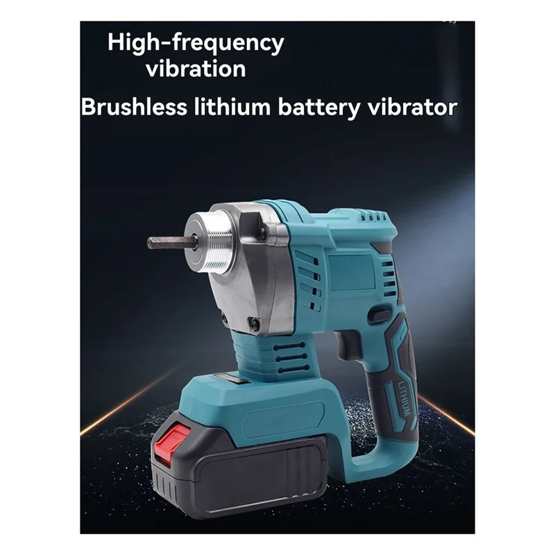 Strumento vibratore compattatore mixer 3 in 1 per calcestruzzo cordless 18V per cemento, senza batteria inclusa, compatibile