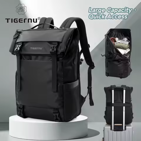 Tigernu Casual Backpacks For Men Bags Fashion School Backpack Male Travel Backpack TPU Waterproof Bags Knapsack Schoolbags Teens