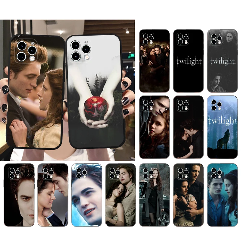 Phone Case For iphone 16 15 14 Pro Max 16 15 14 13 12 Pro 15 14 Plus Twilight Edward and bella Case Funda