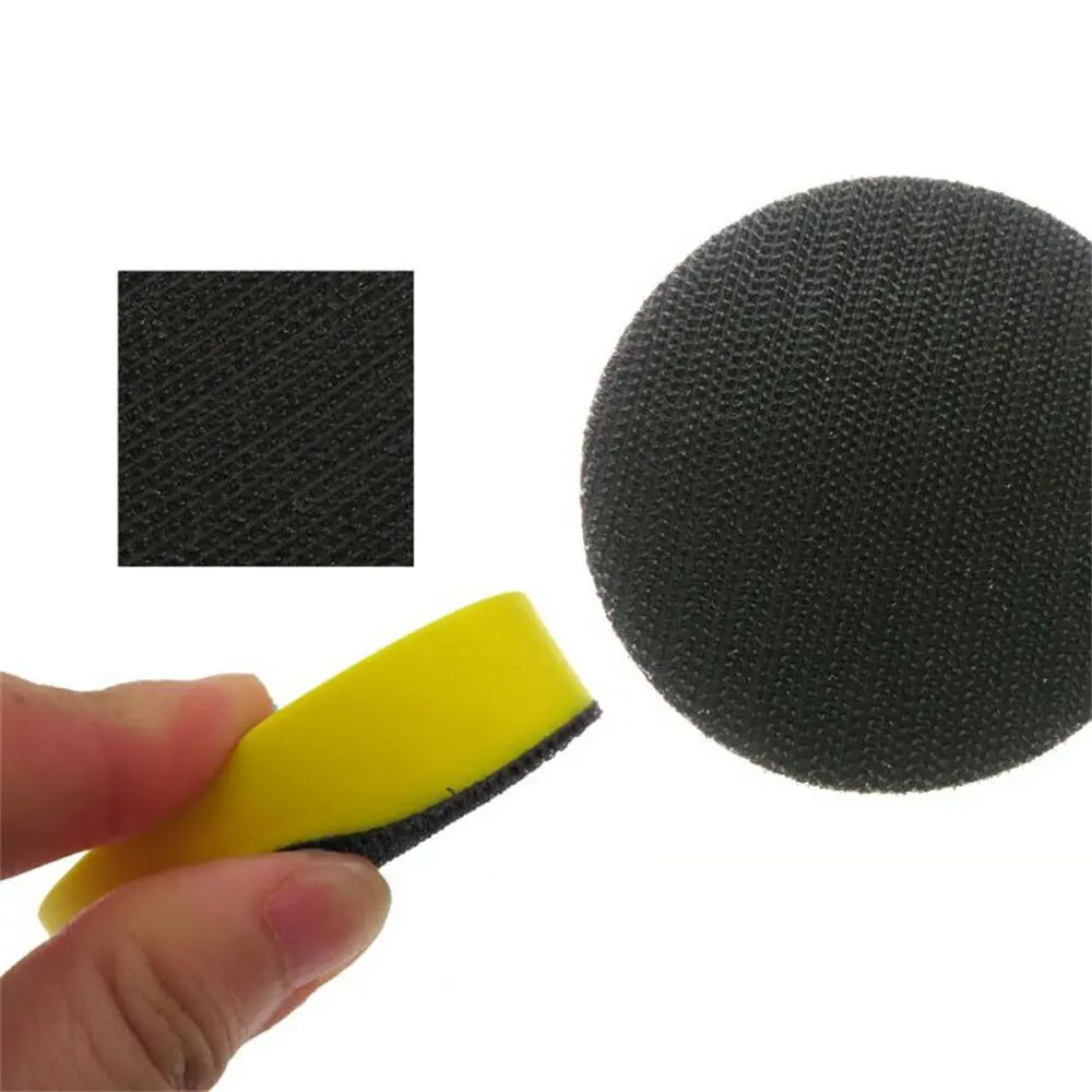 3นิ้ว75มม.ห่วงขัด Backing Pad M8ด้ายซ้ายสำหรับ Air Sander แผ่นขัดกระดาษทราย buffing Pads