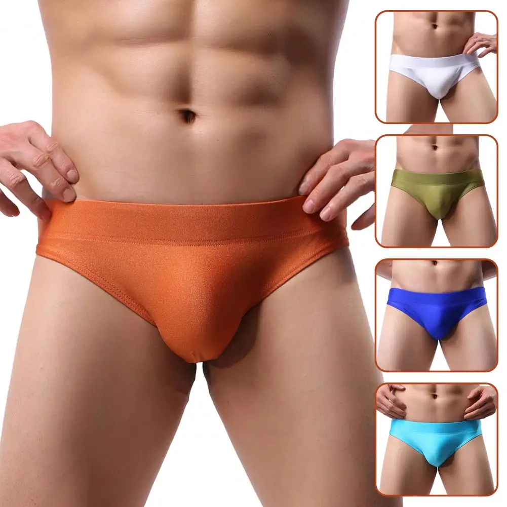 Men Panties Breathable Low Waist Elastic U Convex Anti-septic Underwear Bulge Pouch Male Underpants Inner Wear Briefs Interior