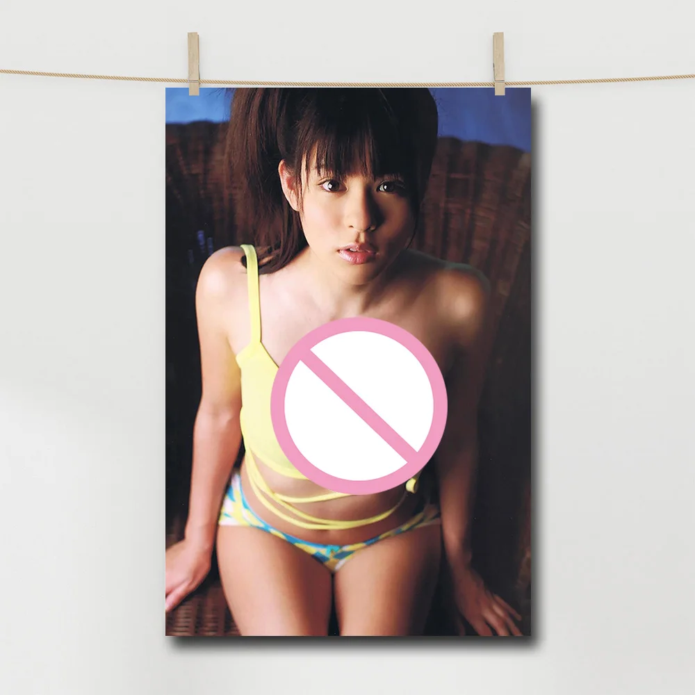 Wall Art Canvas Painting Kawaii Asian Girl Poster & Print Picture Home Bedroom Aesthetic Decorative Mural