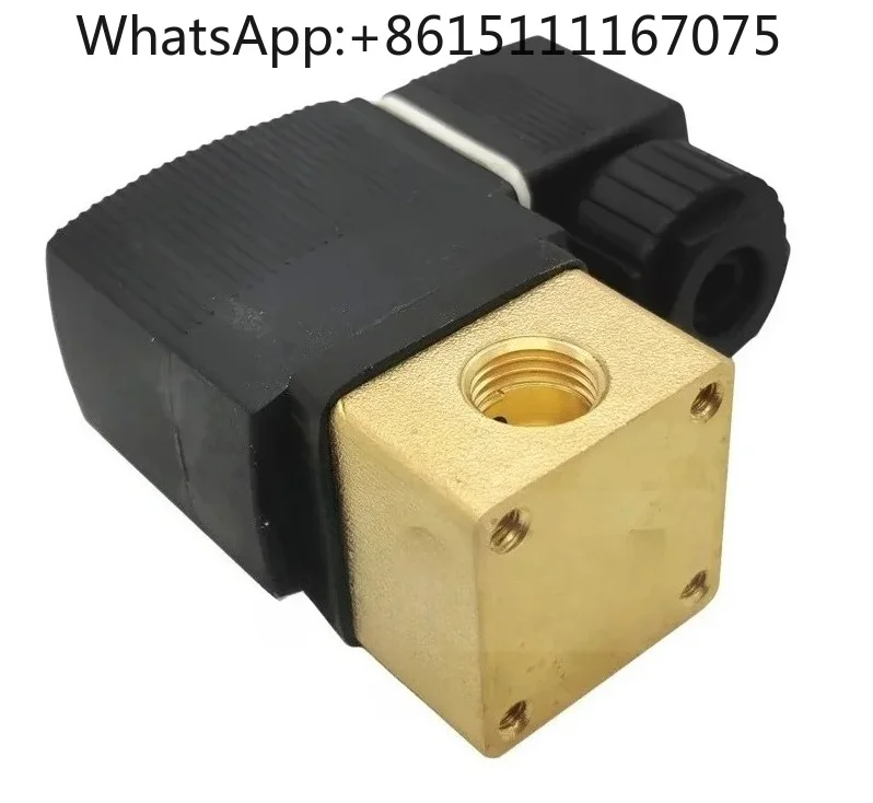 2 Position 3 Way Air Solenoid Valve 6014, G1/8 & G1/4 Thread Magnetic Valve For Air Compressor, Multiple Voltage Optional
