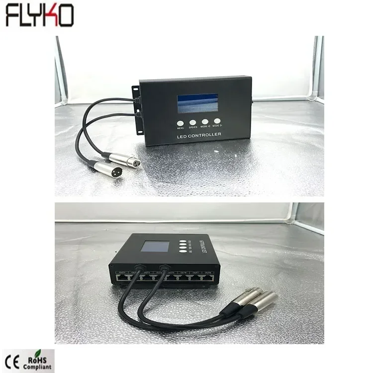 إعداد سريع للتحكم في واي فاي/SD وحقيبة طيران مقاومة للماء ثلاثية الأبعاد بتأثير مرآة LED لأرضية الرقص لحفلات الزفاف #3