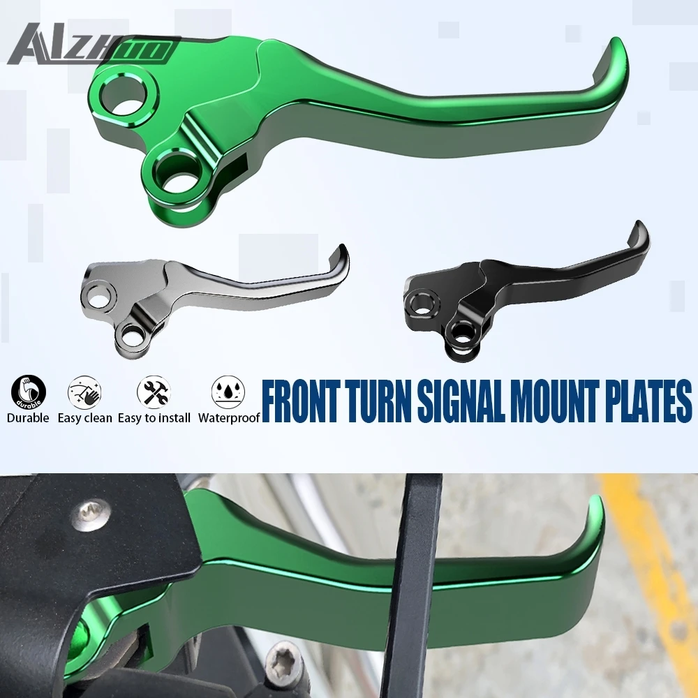 Motocross KX 80 100 125 250 500 Two Fingers Shorty Stunt Brake Levers Dirt bkie For KAWASAKI KX80 KX125 KX250 KX500 1997-2003