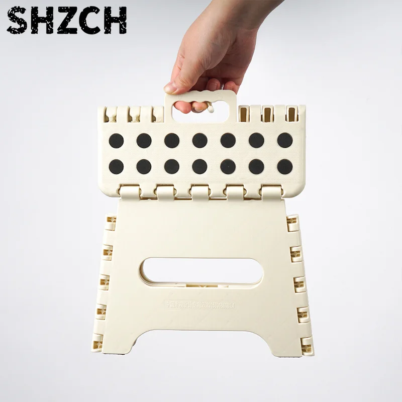 [Honeytem Farm] Safety Lock Folding Chair Cot Folding Chair Chair Footrest Folding Plastic Mini Non-Slip image 6