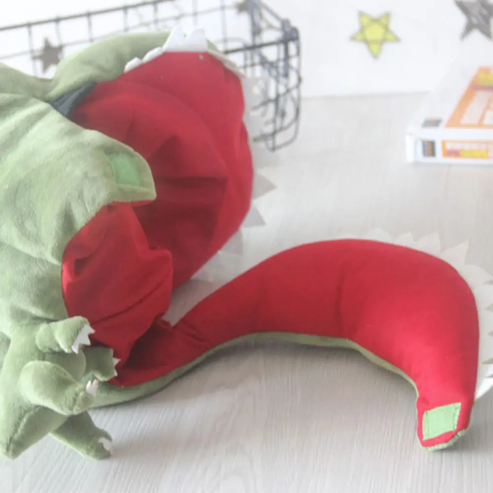 Cute Dinosaur Head Hat Cosplay Headgear Plush Dinosaur Hats Holiday Cosplay Costume Funny Cute Pros Hat