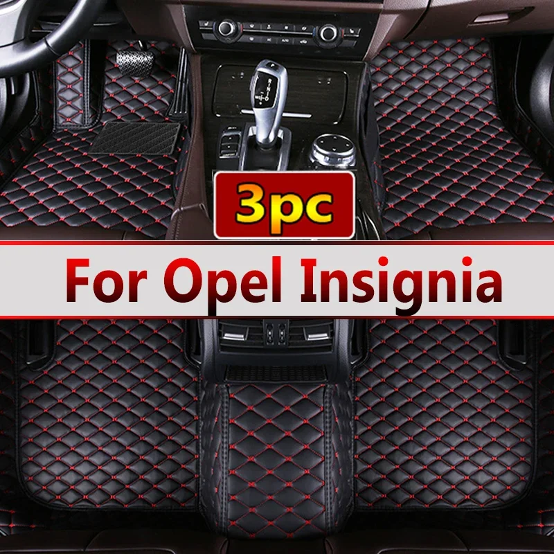 Custom Automotive Car Floor Mats For Opel Insignia 2009 2010 2011 2012 2013 Auto Luxury Leather Men Women Car Mats Full Coverage