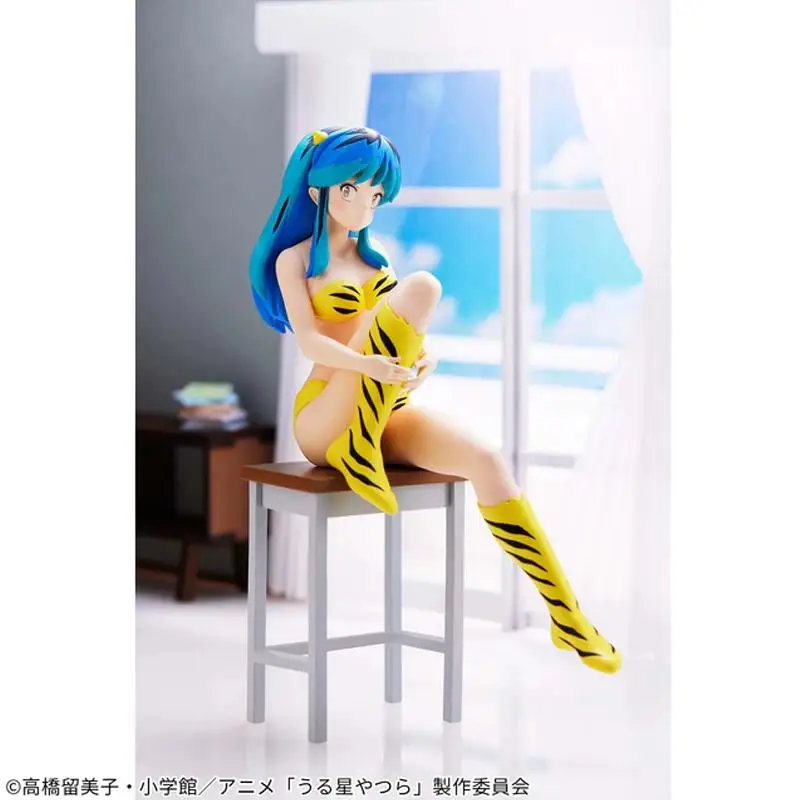 Figurine à collectionner Bandai Banpresto Urusei Yatsura Relax Time Lamu Anime figurines modèle Original décoration ornements jouet