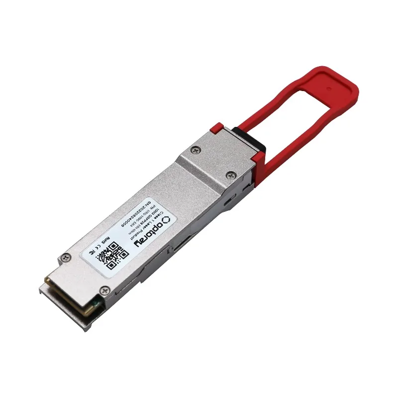 Cisco Kompatibel QSFP28 100GBASE-ER Lambda Tunggal 1310nm 40km DOM Duplex LC SMF Modul Transceiver Optik