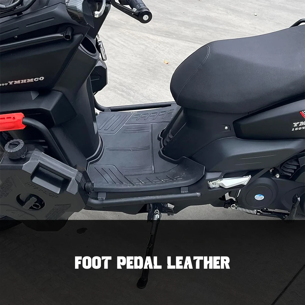 Motorcycle Floor Mat in Rubber Material Compatible with Yamaha Zuma 125 2022-2023