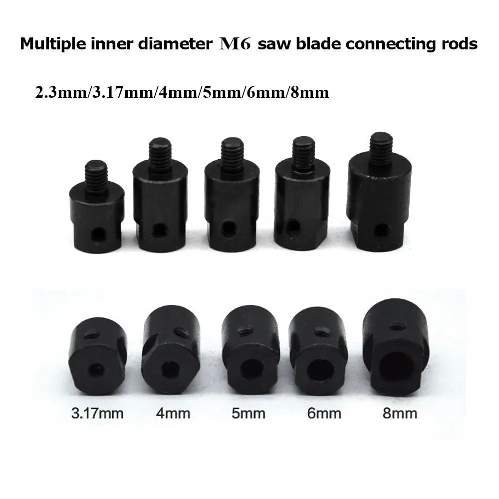 2.3/3.17/4/5/6/8 مللي متر المحور عمود المحرك M6 تشاك محول المنشار شفرة أجزاء المنشار شفرة اقتران موتور عمود المحرك جلبة الملحقات #2