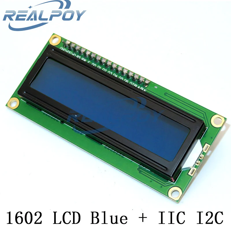 LCD1602 1602 LCD Module Blue / Yellow Green Screen 16x2 Character LCD Display PCF8574T PCF8574 IIC I2C Interface 5V for arduino image 6