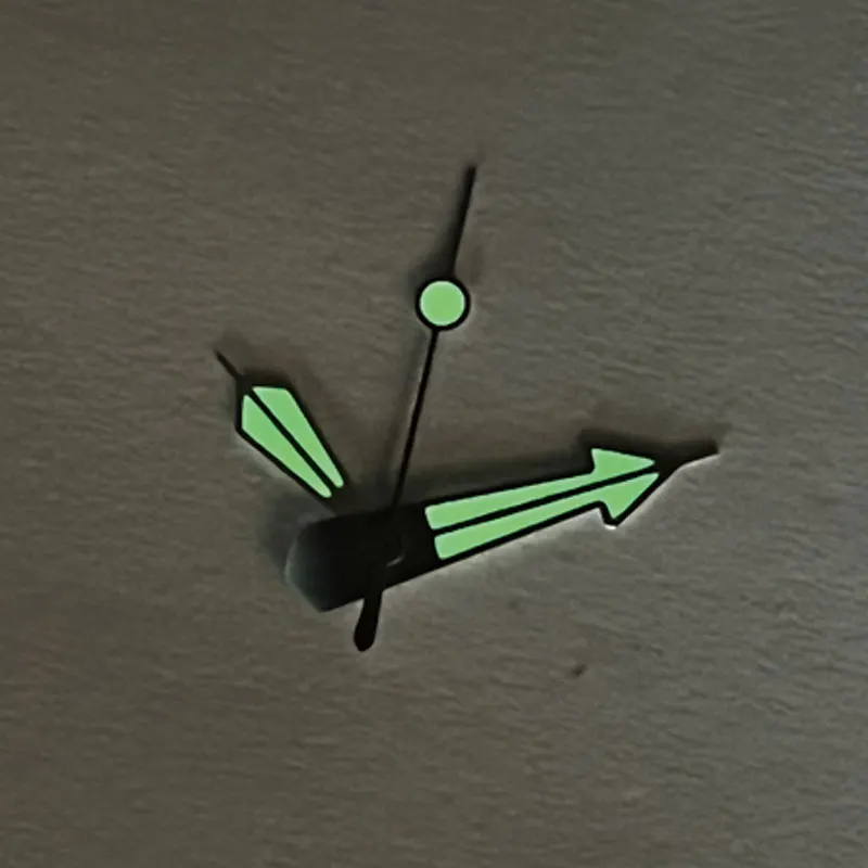 Watch Parts Brushed Stainless Steel SBBN/SKX007 Watch Hand Green C3 Luminous Suitable For NH35/36 Automatic Movement